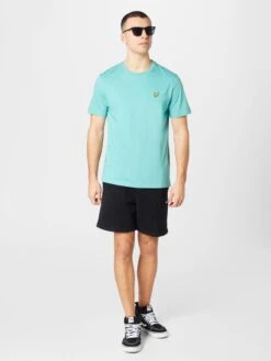 Lyle & Scott T-shirts Shirt Heren Aqua -Chique Kleding Winkel cd0a48addbd390b9901b6db1908a55a1