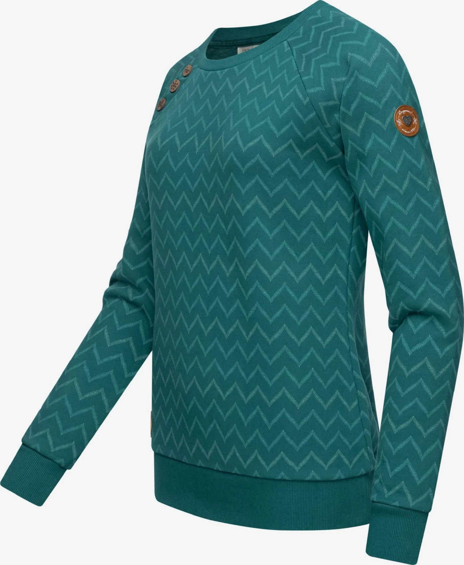 Ragwear Sweatshirts Sweatshirt Daria Dames Groen 4 Ragwear Sweatshirts Sweatshirt Daria Dames Groen - Afbeelding 2