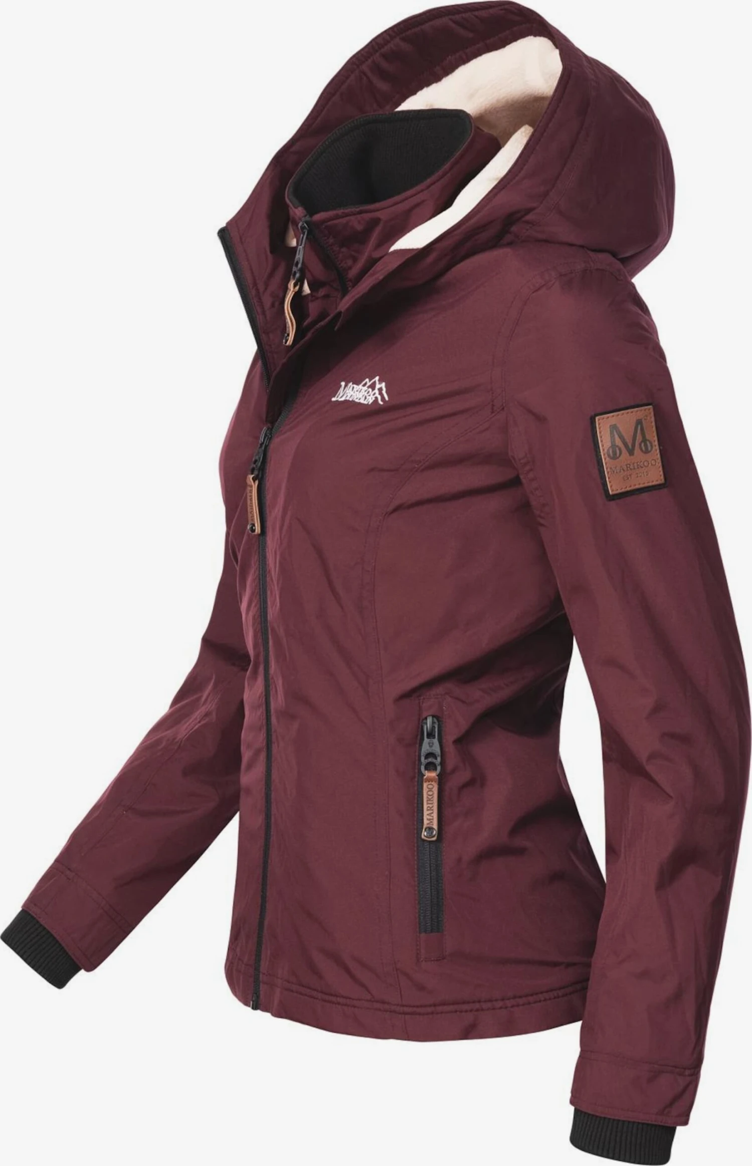 Marikoo Outdoor Jassen Functionele Jas Erdbeere Dames Wijnrood 5 Marikoo Outdoor Jassen Functionele Jas Erdbeere Dames Wijnrood - Afbeelding 3