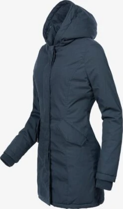 Marikoo Parkas Winterparka Karmaa Dames Donkerblauw -Chique Kleding Winkel d0b0d1018e72703621f03af91c080733