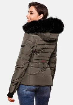 Navahoo Winterjassen Winterjas Adele Dames Taupe -Chique Kleding Winkel d2234fcdaf1e1cf02c862cd7bf3faf43