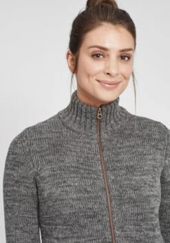 OXMO Vesten Gebreid Vest Dames Grijs 12 OXMO Vesten Gebreid Vest Dames Grijs -Chique Kleding Winkel d2be970ce08d546861a93c0ee76b55d2