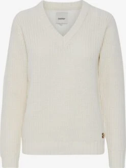 OXMO Basic Truien Trui Dames Wit