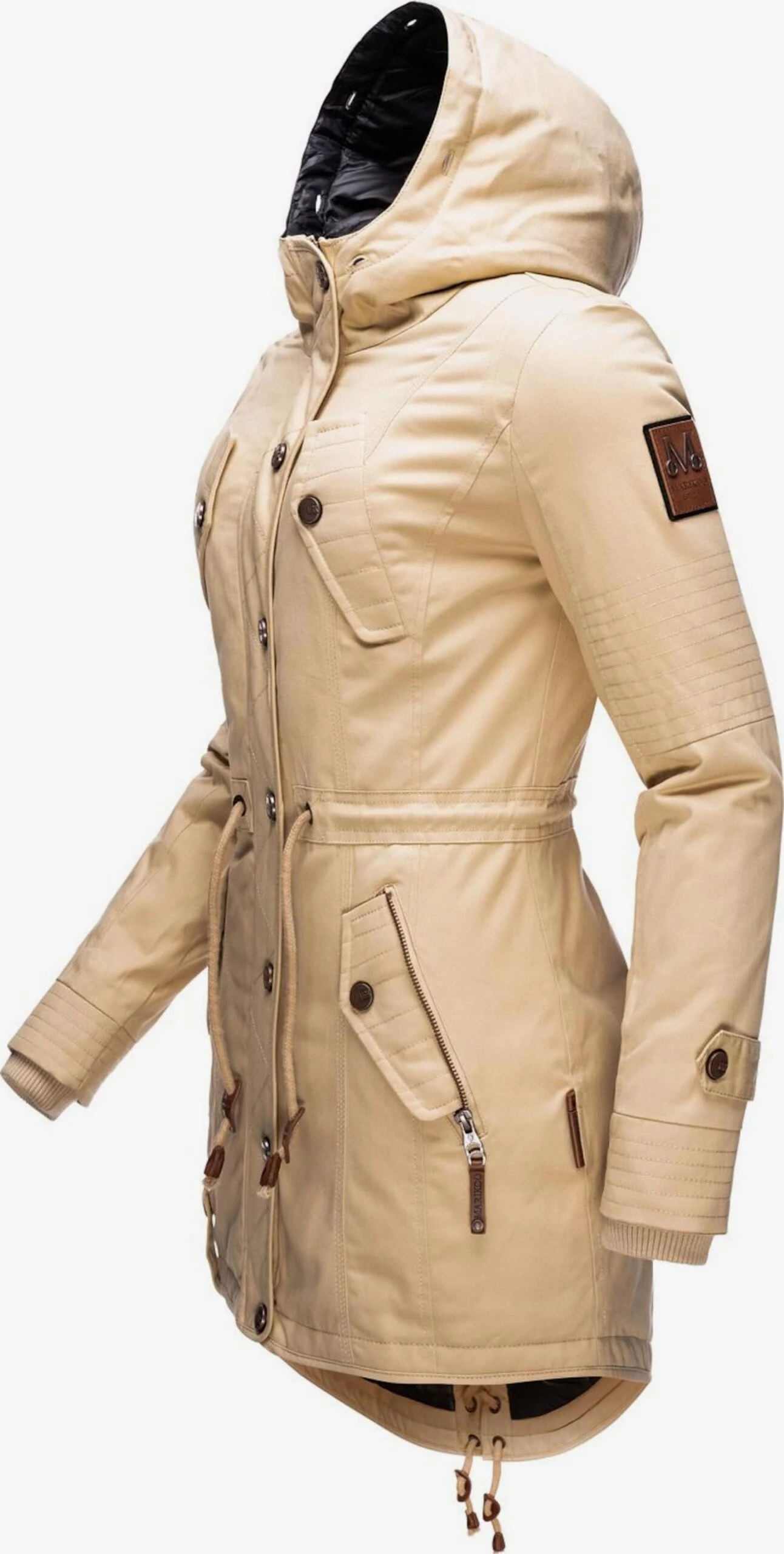 Marikoo Parkas Winterparka La Viva Dames Beige 6 Marikoo Parkas Winterparka La Viva Dames Beige - Afbeelding 4