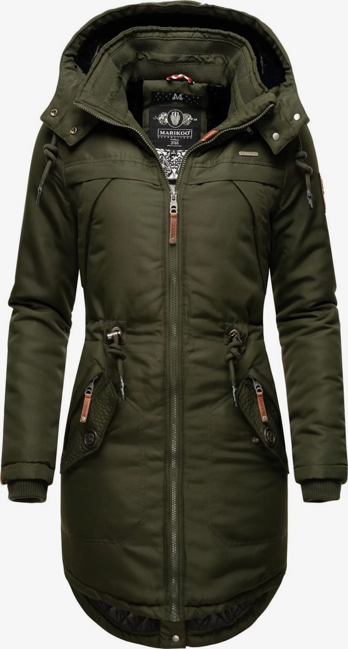 Marikoo Parkas Winterparka Kamii Dames Olijfgroen 3 Marikoo Parkas Winterparka Kamii Dames Olijfgroen
