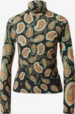 WAREHOUSE Longsleeves Shirt Dames Zwart