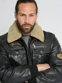 Mustang Leren Jassen Tussenjas Karlstad Heren Zwart 11 Mustang Leren Jassen Tussenjas Karlstad Heren Zwart -Chique Kleding Winkel d8b81a302b5532ea79a3ae3d125eea05