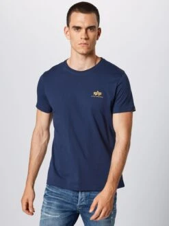Alpha Industries T-shirts Regular Fit Shirt Heren Navy 9 Alpha Industries T-shirts Regular Fit Shirt Heren Navy -Chique Kleding Winkel d935022310ed94e739f6bf6a4fc87211