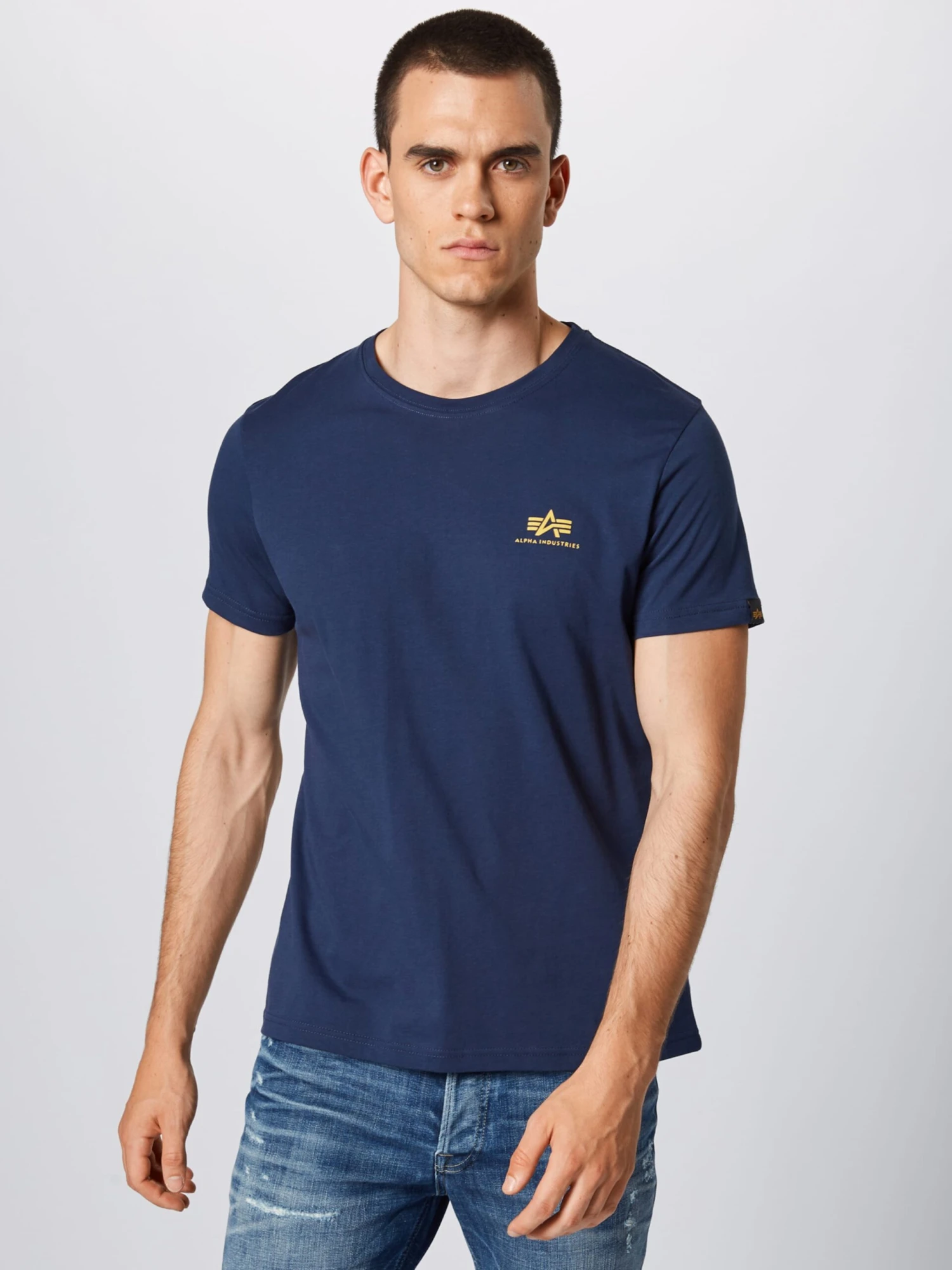 Alpha Industries T-shirts Regular Fit Shirt Heren Navy 5 Alpha Industries T-shirts Regular Fit Shirt Heren Navy - Afbeelding 3