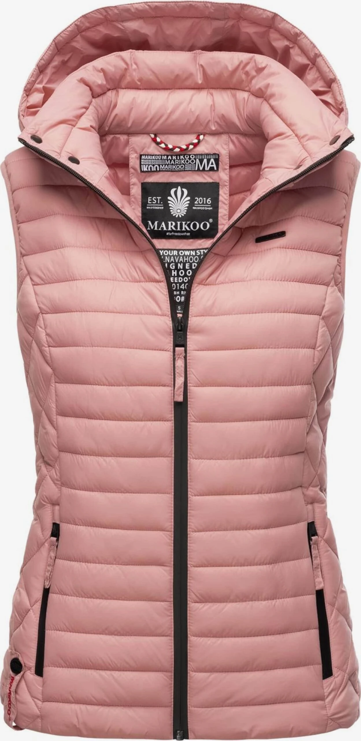 Marikoo Bodywarmers Bodywarmer Hasenpfote Dames Roze 4 Marikoo Bodywarmers Bodywarmer Hasenpfote Dames Roze - Afbeelding 2
