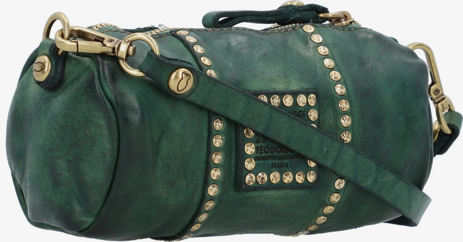 Campomaggi Schoudertasjes Schoudertas Kura Dames Groen 6 Campomaggi Schoudertasjes Schoudertas Kura Dames Groen - Afbeelding 4