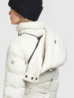 Khujo Wintermantels Wintermantel OLALLA MATT Dames Wolwit -Chique Kleding Winkel dc99dca23e4e9b35bfdde8c93f5db436