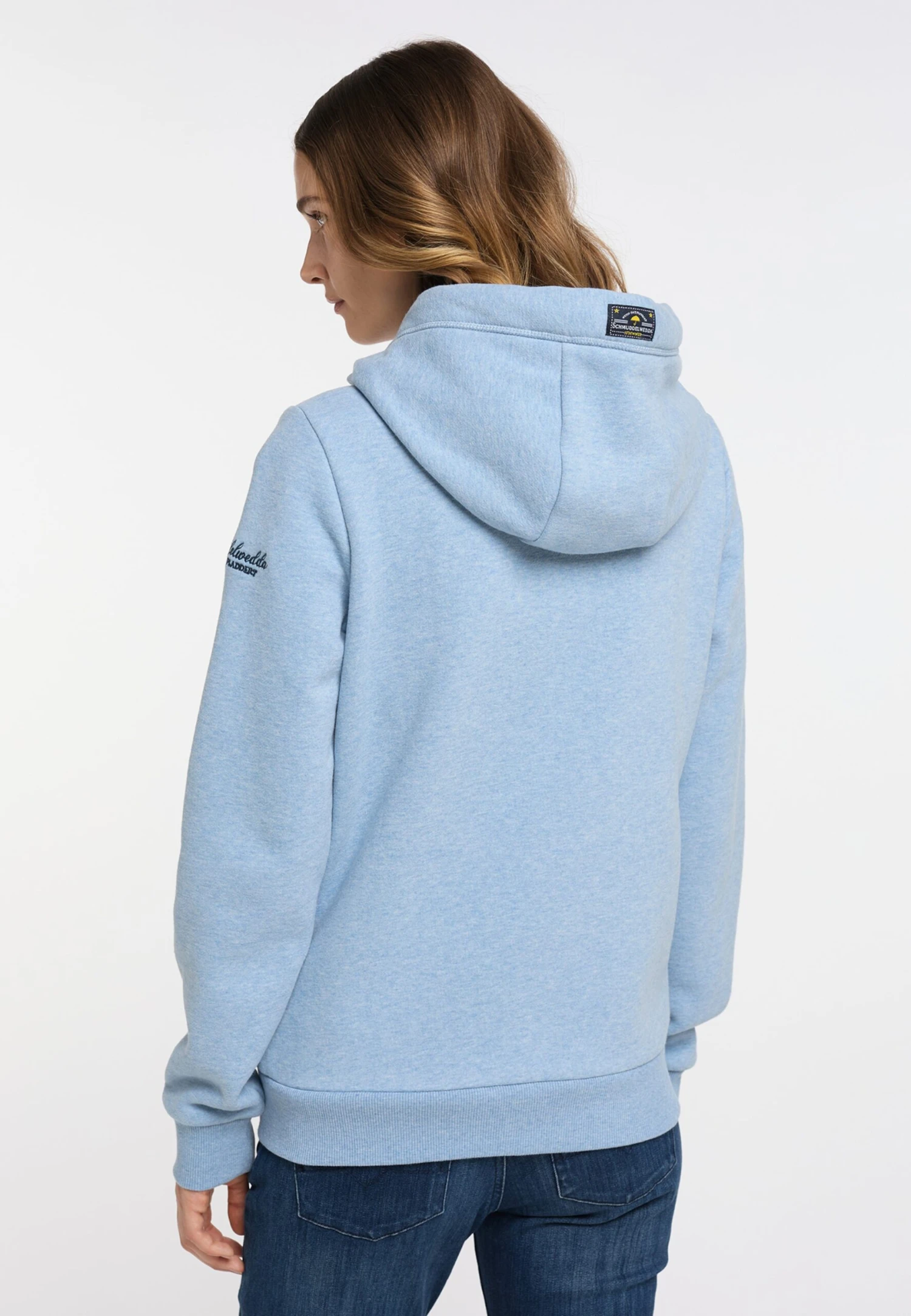 Schmuddelwedda Sweatvesten Sweatvest Dames Navy / Blauw Gemêleerd 5 Schmuddelwedda Sweatvesten Sweatvest Dames Navy / Blauw Gemêleerd - Afbeelding 3