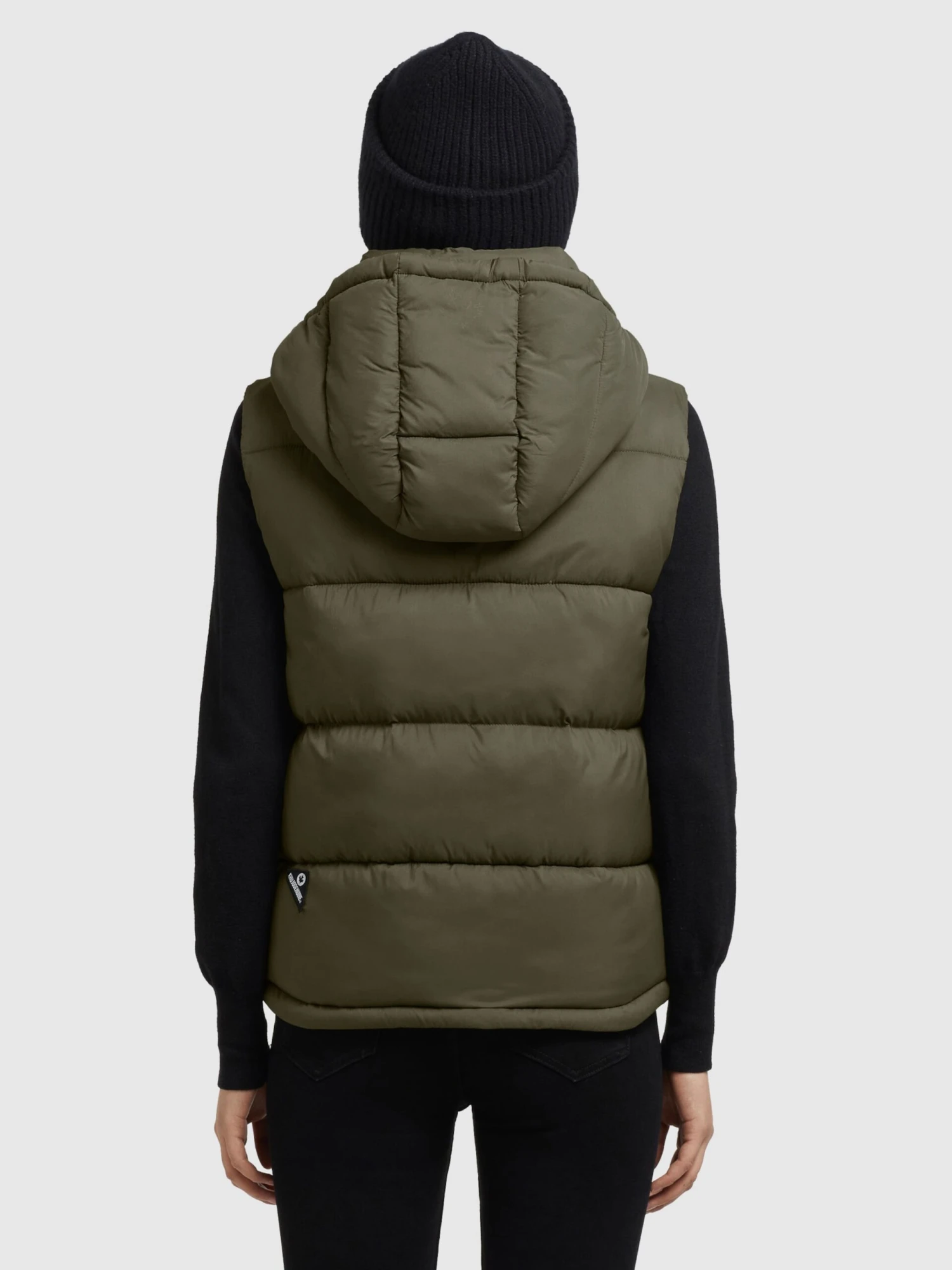 Khujo Bodywarmers Bodywarmer Eden Dames Kaki 6 Khujo Bodywarmers Bodywarmer Eden Dames Kaki - Afbeelding 4