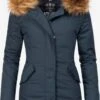 Marikoo Parkas Winterparka Karmaa Dames Donkerblauw -Chique Kleding Winkel e2fda59254c2c839ce24d1d44cd4360e