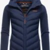 Marikoo Tussenjassen Tussenjas Mount Haruna Dames Navy -Chique Kleding Winkel e44108f904cb69f4b4823b54aabc233b