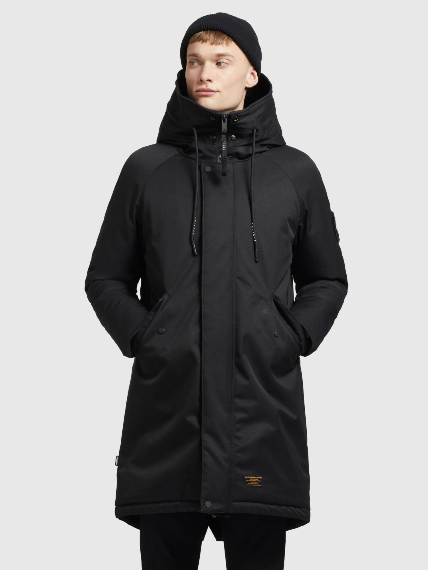 Khujo Wintermantels Winterjas Tuck Heren Zwart 4 Khujo Wintermantels Winterjas Tuck Heren Zwart - Afbeelding 2