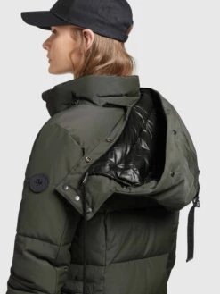 Khujo Wintermantels Wintermantel Cliv Dames Donkergroen -Chique Kleding Winkel e5b7619c2410c58727f1ab34b9458d20