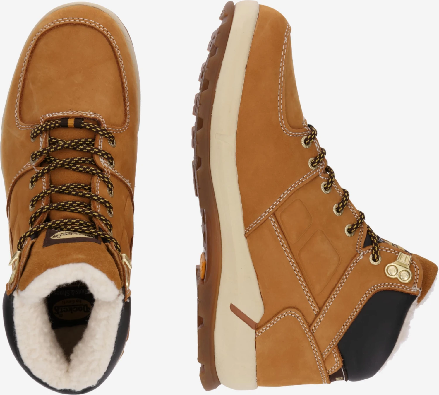 Dockers By Gerli Boots & Laarzen Veterboots Heren Cognac / Donkerbruin 4 Dockers By Gerli Boots & Laarzen Veterboots Heren Cognac / Donkerbruin - Afbeelding 2