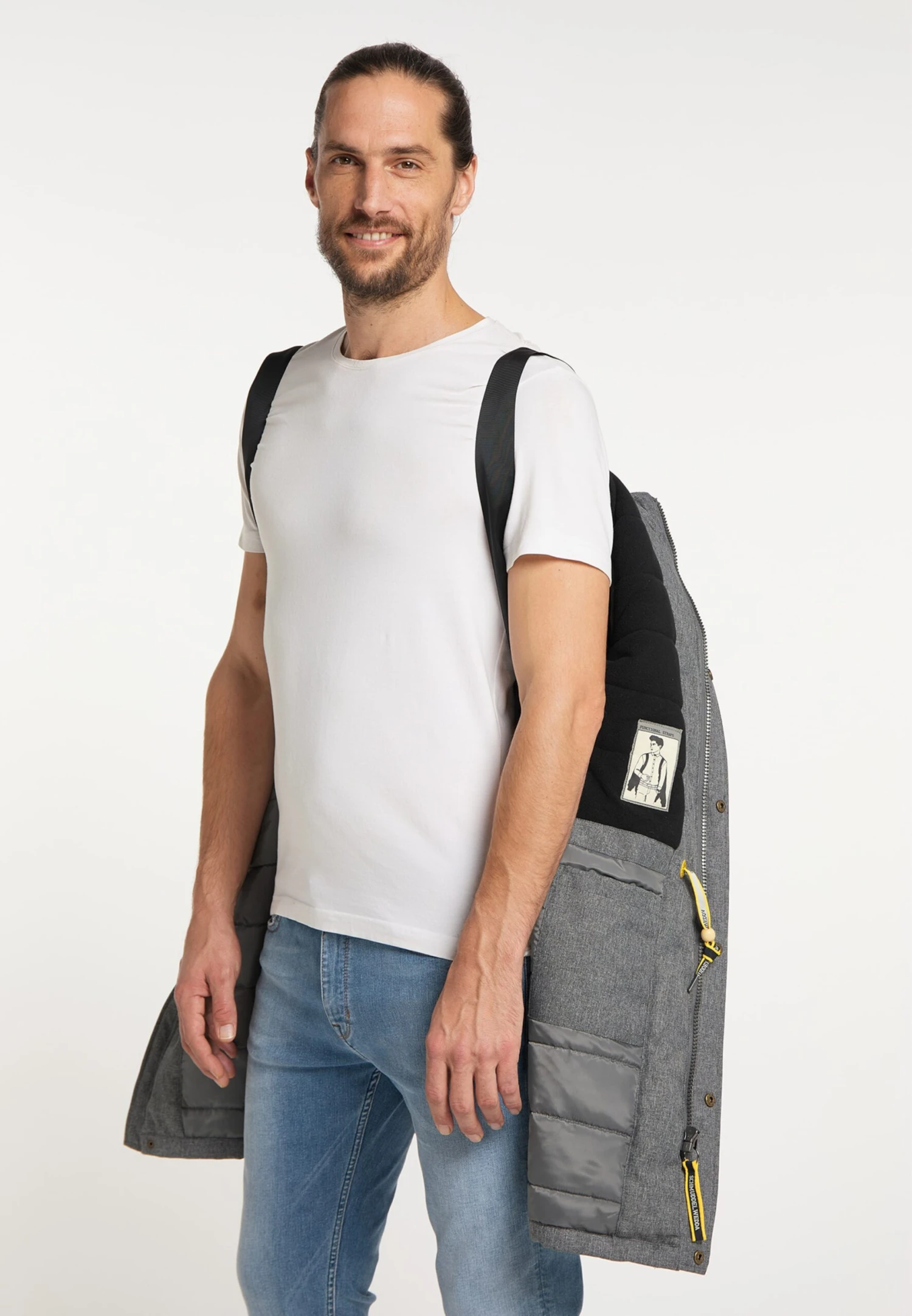 Schmuddelwedda Winterjassen Winterjas Heren Grijs Gemêleerd 5 Schmuddelwedda Winterjassen Winterjas Heren Grijs Gemêleerd - Afbeelding 3