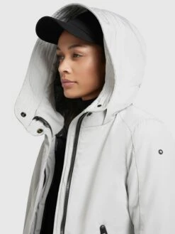 Khujo Winterjassen Winterjas Viona 3 Dames Lichtgrijs -Chique Kleding Winkel eb2a4d3faf03426fdf5d6f89c1d47d7a