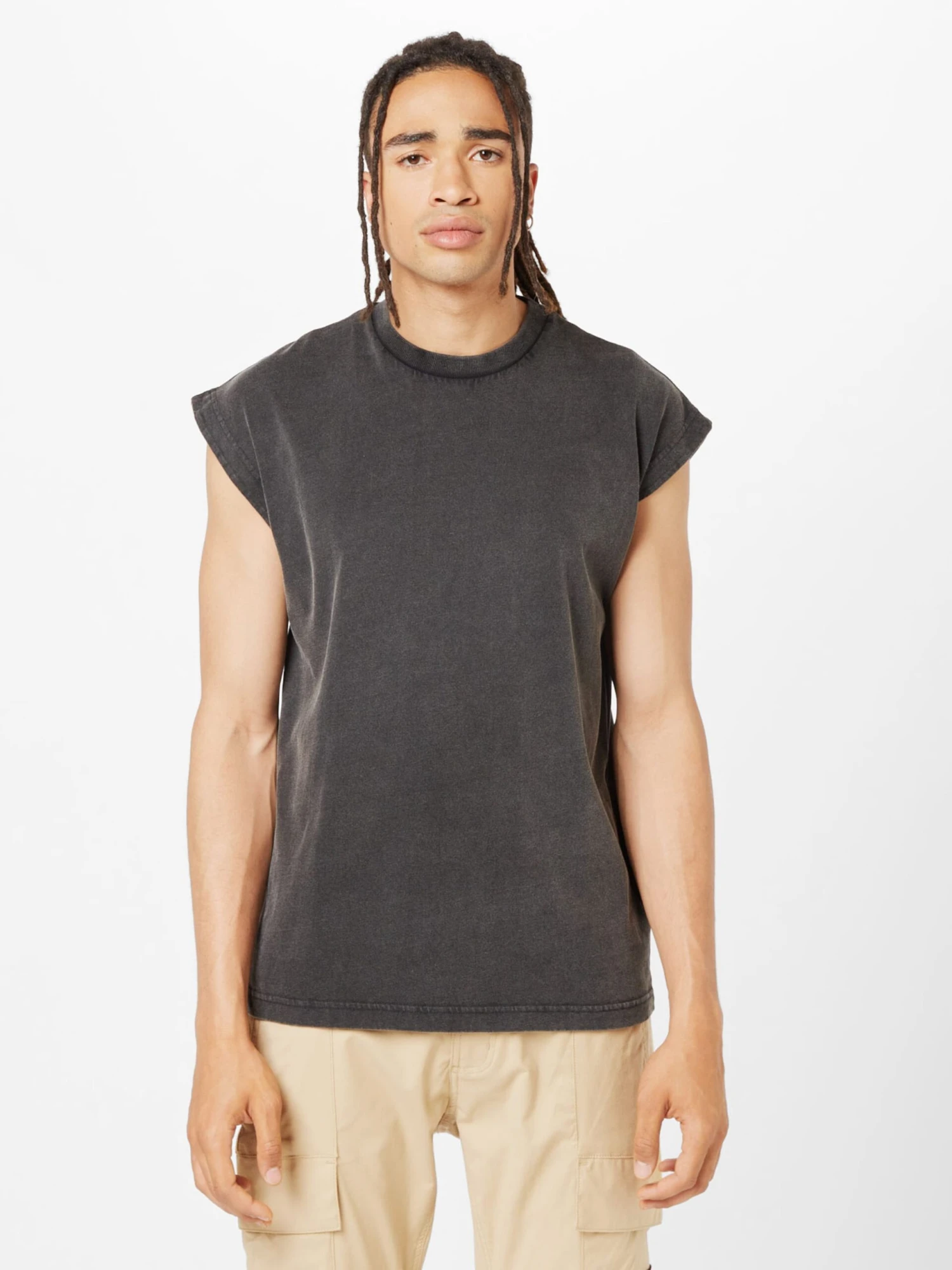 DRYKORN Tanktops Shirt FRILI Heren Antraciet 5 DRYKORN Tanktops Shirt FRILI Heren Antraciet - Afbeelding 3