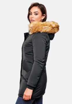 Marikoo Parkas Winterparka Karmaa Dames Zwart -Chique Kleding Winkel ed2fb762a9209b469cad662711f4a904