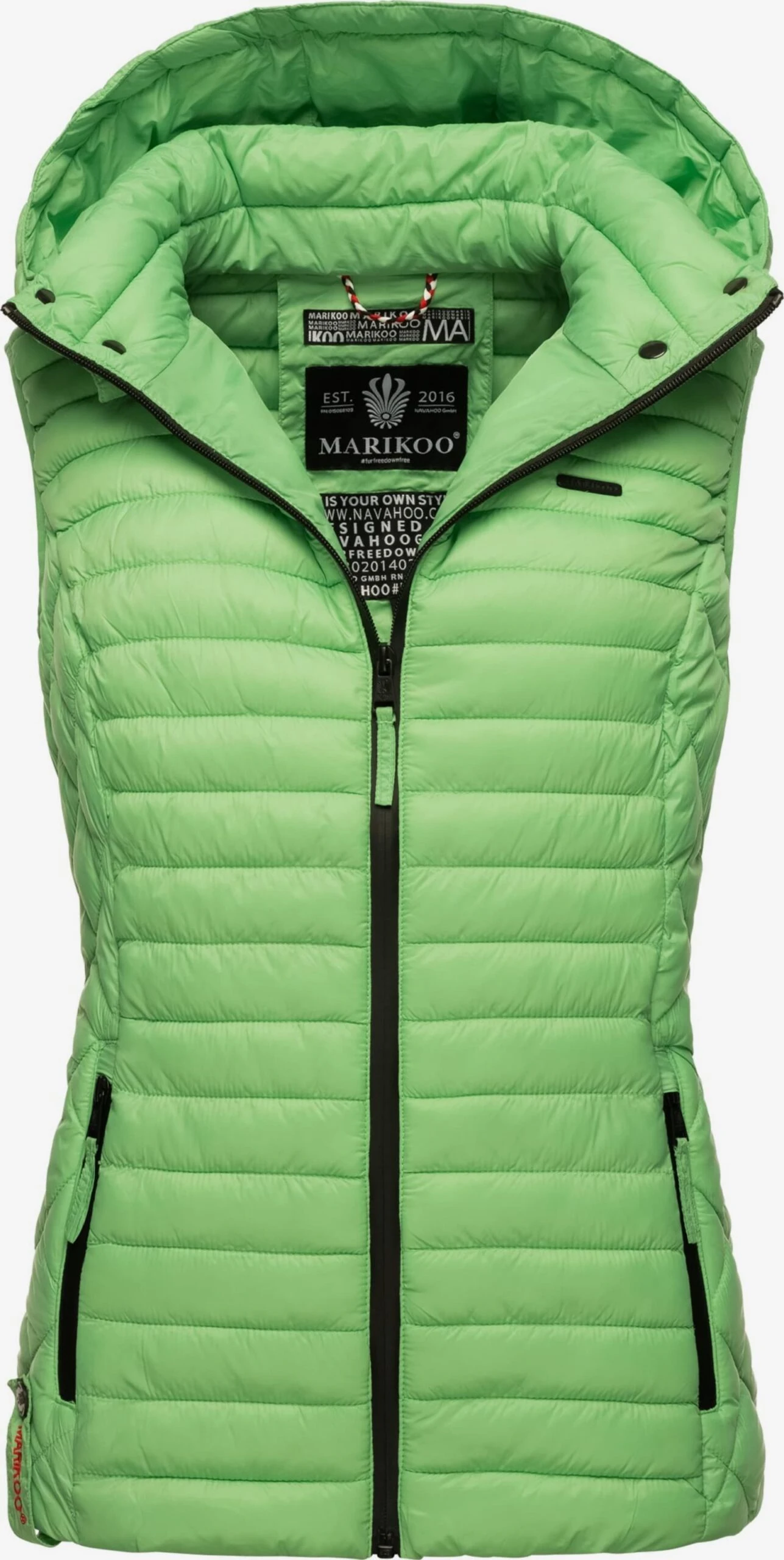 Marikoo Bodywarmers Bodywarmer Dames Groen 3 Marikoo Bodywarmers Bodywarmer Dames Groen