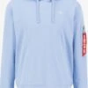 Alpha Industries Hoodies Sweatshirt X-Fit Heren Lichtblauw 2 Alpha Industries Hoodies Sweatshirt X-Fit Heren Lichtblauw -Chique Kleding Winkel f03205420522b230ea791ff680ce20a3