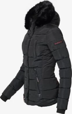Marikoo Winterjassen Winterjas Lotusblüte Dames Zwart -Chique Kleding Winkel f0332e3b43d13423025a797fc8b21389