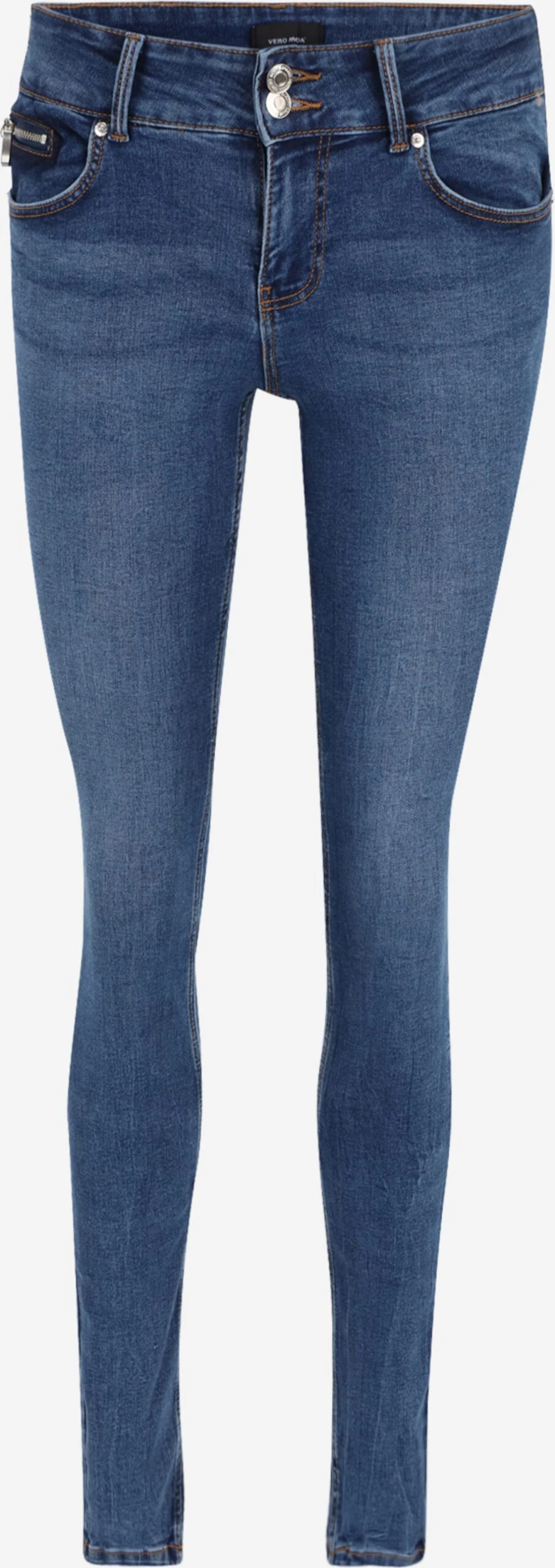 Vero Moda Tall Jeans Skinny Jeans LATIFA Dames Blauw 3 Vero Moda Tall Jeans Skinny Jeans LATIFA Dames Blauw