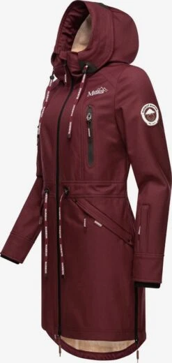 Marikoo Parkas Tussenparka Dames Bordeaux -Chique Kleding Winkel f1339a94d1004c747839bdcfc51429b3