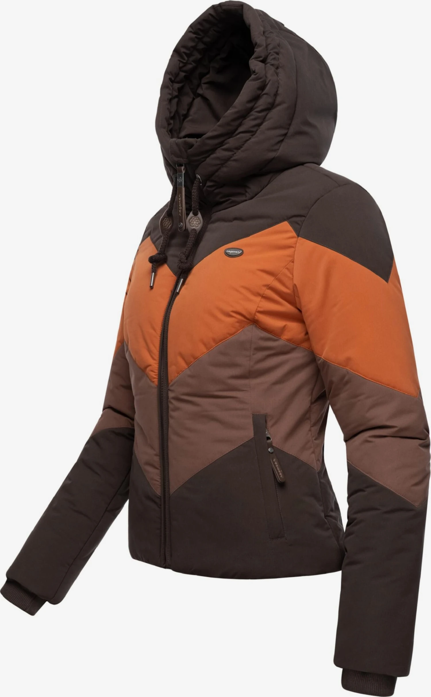 Ragwear Outdoor Jassen Functionele Jas Novva Dames Bruin / Donkerbruin 5 Ragwear Outdoor Jassen Functionele Jas Novva Dames Bruin / Donkerbruin - Afbeelding 3