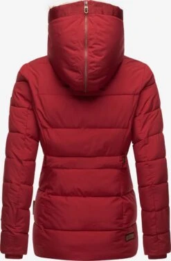 Marikoo Winterjassen Winterjas Nekoo Dames Rood -Chique Kleding Winkel f22978266cdefe7bc58c7871604249db