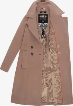 Navahoo Wintermantels Wintermantel Wooly Dames Beige -Chique Kleding Winkel f2344cc6be43059bafb7c5ce8af8d628