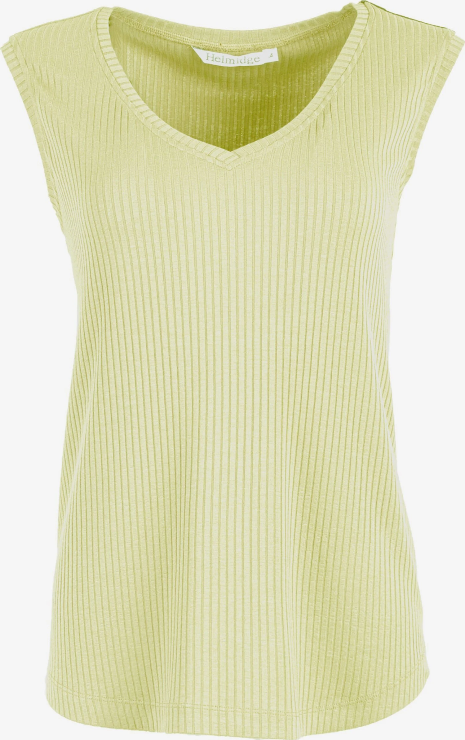 HELMIDGE Mouwloze Shirts Top Dames Geel 3 HELMIDGE Mouwloze Shirts Top Dames Geel