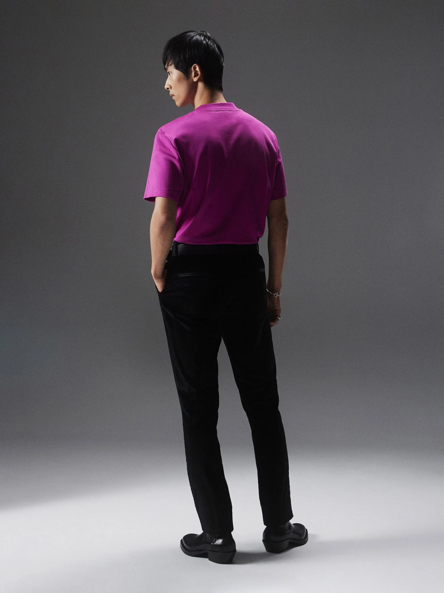 J.Lindeberg T-shirts Shirt Adan Heren Orchidee 5 J.Lindeberg T-shirts Shirt Adan Heren Orchidee - Afbeelding 3