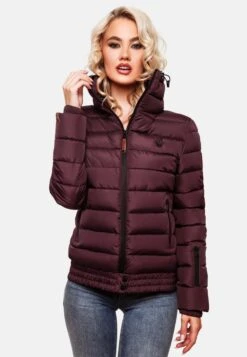 Marikoo Winterjassen Winterjas Poison Dames Bordeaux -Chique Kleding Winkel f46b74359aefc6ed67255e09d0d7dfd0
