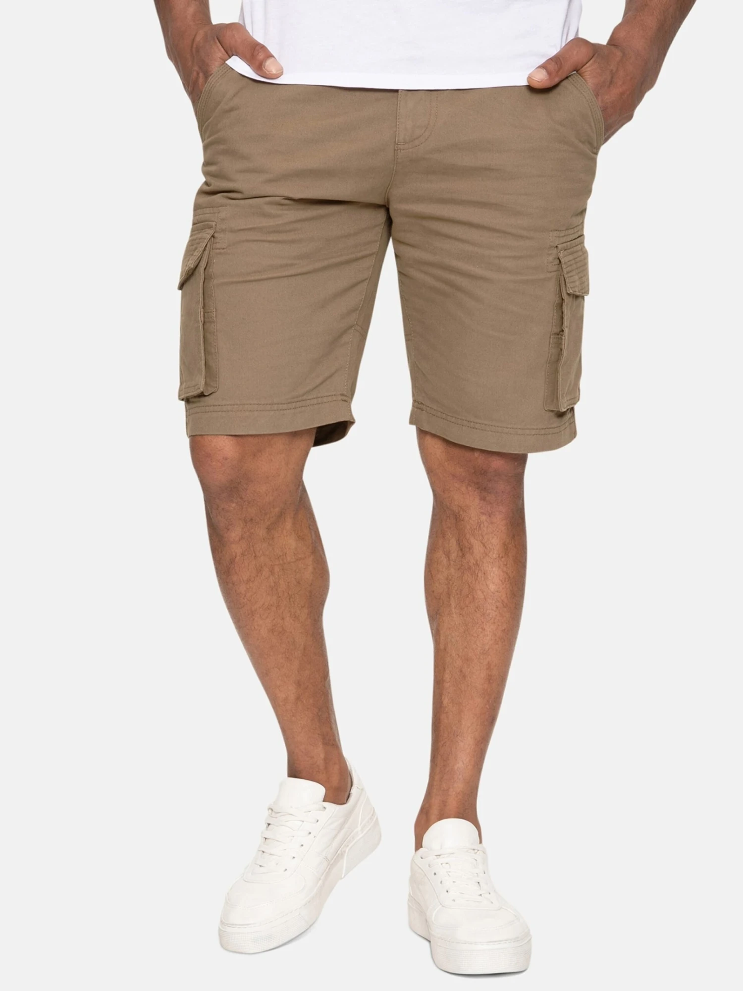 Threadbare Cargo Shorts Regular Cargobroek Bute Heren Camel 4 Threadbare Cargo Shorts Regular Cargobroek Bute Heren Camel - Afbeelding 2