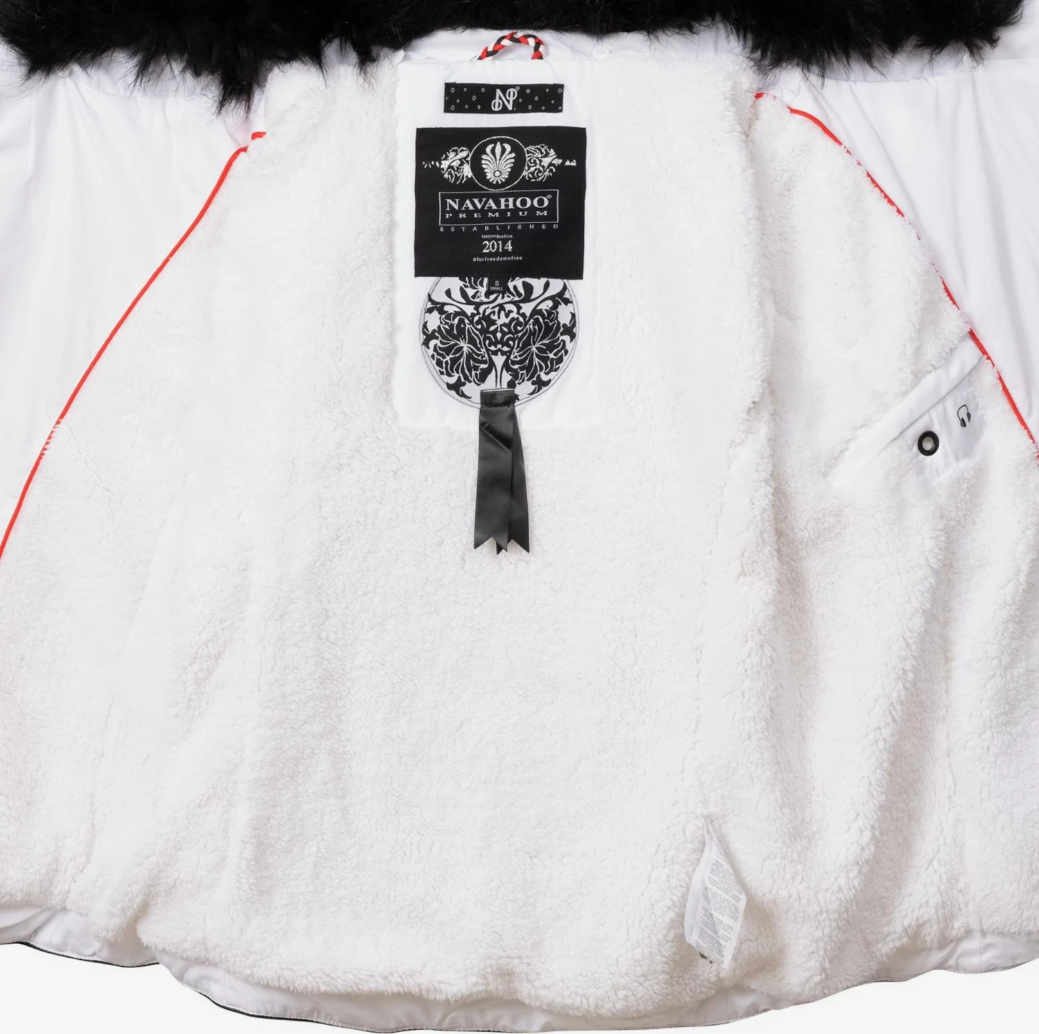 Navahoo Winterjassen Winterjas Yuki 2 Dames Wit 7 Navahoo Winterjassen Winterjas Yuki 2 Dames Wit - Afbeelding 5