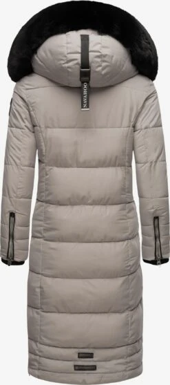 Navahoo Wintermantels Wintermantel Fahmiyaa Dames Stone Grey -Chique Kleding Winkel fbdc5b65445fb6bcf7ea1f44614356db