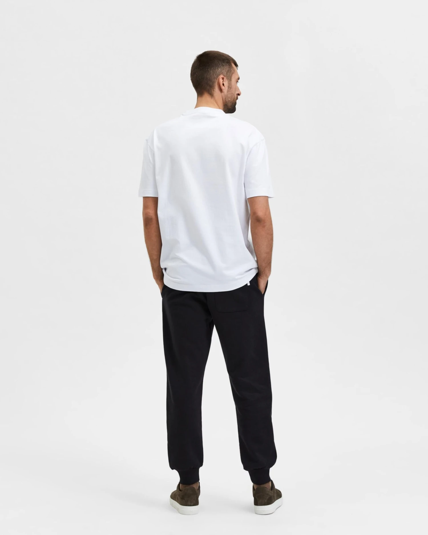 Selected Homme T-shirts Shirt TRUMAN Heren Wit 5 Selected Homme T-shirts Shirt TRUMAN Heren Wit - Afbeelding 3