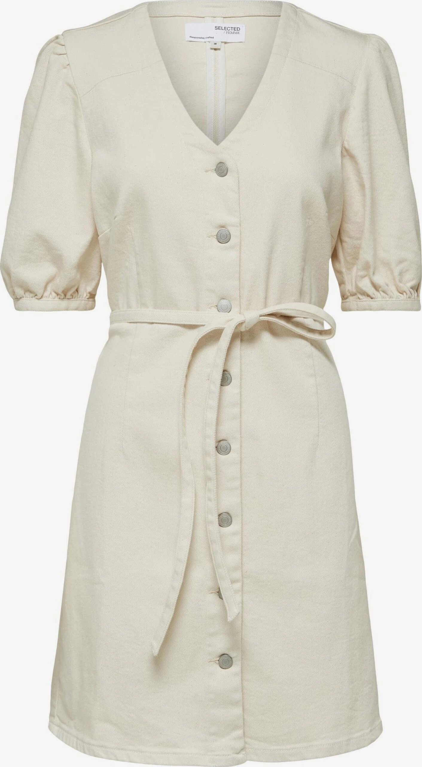 Selected Femme Blousejurken Blousejurk Sophia Dames Offwhite 3 Selected Femme Blousejurken Blousejurk Sophia Dames Offwhite