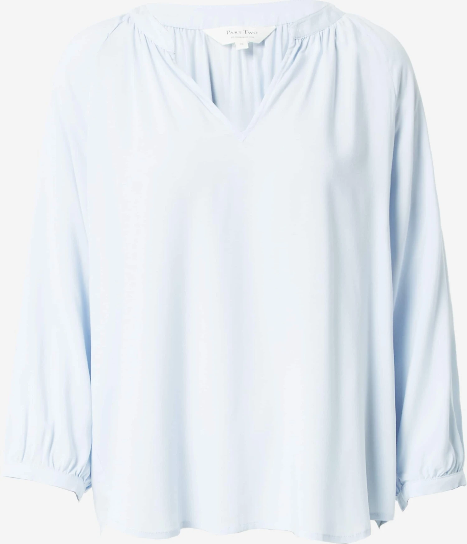 Part Two Blouses Met Korte Mouw Blouse Milean Dames Lichtblauw 3 Part Two Blouses Met Korte Mouw Blouse Milean Dames Lichtblauw