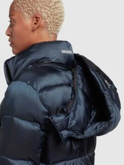 Khujo Winterjassen Winterjas Evona Dames Nachtblauw -Chique Kleding Winkel ff82787ed6f5f56ba9ec3613c3354af1