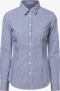 Marie Lund Overhemden Blouse Dames Indigo